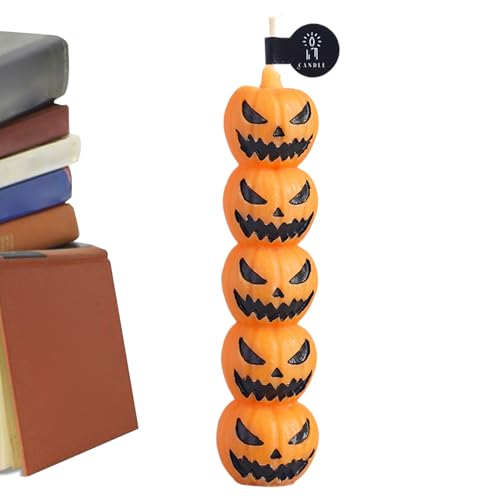 Herbstliche Duftkerzen | Halloween Wachskerzen Herbstdekoration Für Feiertage | Wohnaccessoires für Arbeitszimmer Esstisch Schlafzimmer Herbstdekoration von Generisch