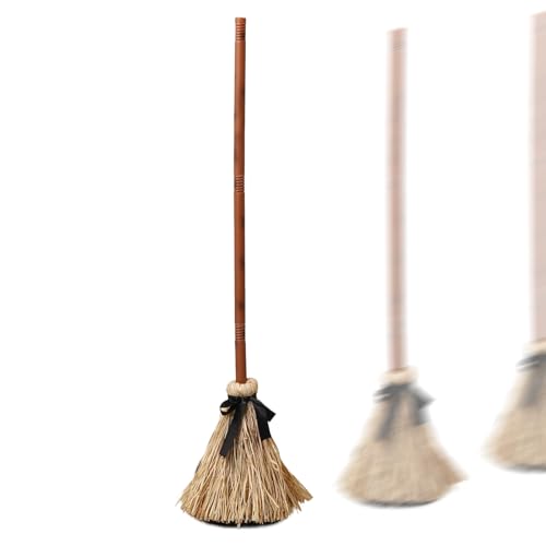 Hexenbesen | Schwebender Hexenbesen Halloween - 110 cm Bewegliche Deko Mit Bewegungsmelder & Gruselgeräuschen Halloween Deko Für Innenbereich Party Hausdekoration Hexenbesen | Schwebender Hexenbesen Halloween - 110 cm Bewegliche Deko Mit Bewegungsmelder & Gruselgeräuschen Halloween Deko Für Innenbereich Party Hausdekoration von Generisch