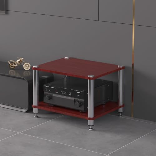 HiFi Rack AV Media Stand, 4 Etagen Medienkonsole Lagerregal für Plattenspieler und Stereo-Schrank, Ecke Entertainment Center für Home Office Theater HiFi Rack AV Media Stand, 4 Etagen Medienkonsole Lagerregal für Plattenspieler und Stereo-Schrank, Ecke Entertainment Center für Home Office Theater von Generisch