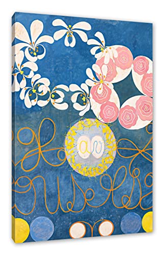 Pixxprint Hilma af Klint - The Ten Largest, Größe: 100x70cm, Leinwandbild, fertig gespannt, Wandbild, Dekoration, Kunstdruck, kein Poster Pixxprint Hilma af Klint - The Ten Largest, Größe: 100x70cm, Leinwandbild, fertig gespannt, Wandbild, Dekoration, Kunstdruck, kein Poster von Pixxprint