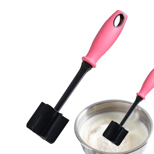 Hitzebeständiger Fleischstampfer | 6 Curve Leaves Hitzebeständiger Stampfer Für Hackfleisch | Hackfleisch-Mix-Zerkleinerer von Generisch