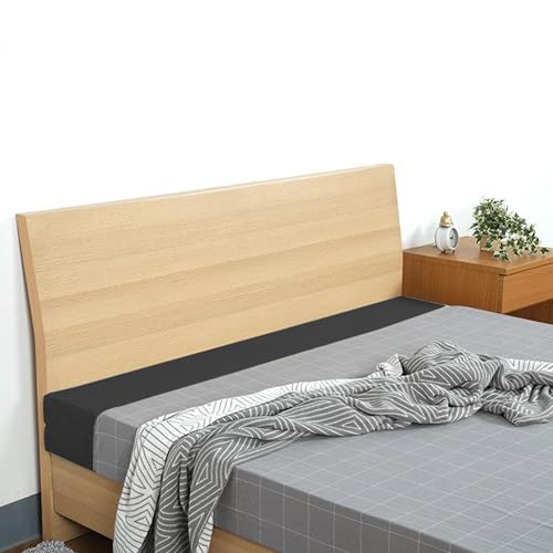 Hochdichter Matratzenschoner mit Reißverschluss, waschbarer Couch- und Armlehnenschutz – King Size (180 x 20 x 10 cm) – langlebig, schwarz von Generisch