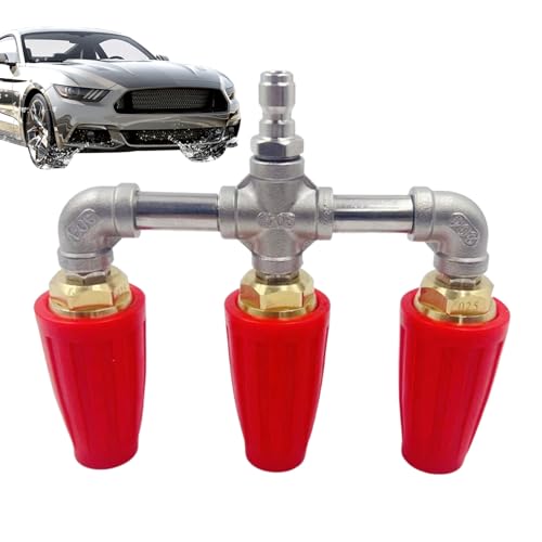 Hochdruck-Düsenkopf 4000 PSI – Turboladerstrahl, rotierende Turbo-Spitze, leistungsstarkes Reinigungswerkzeug für Flure und Fliesen, professionelle Düse für Hochleistungsreiniger von Generisch