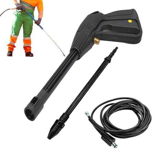 Hochdruckreiniger | Bodenreiniger Mit Flexiblem Schlauch - Haushalts Reinigungslösung Für Wände Hof Terrasse Einfahrt Auto Hochdruckreiniger | Bodenreiniger Mit Flexiblem Schlauch - Haushalts Reinigungslösung Für Wände Hof Terrasse Einfahrt Auto von Generisch