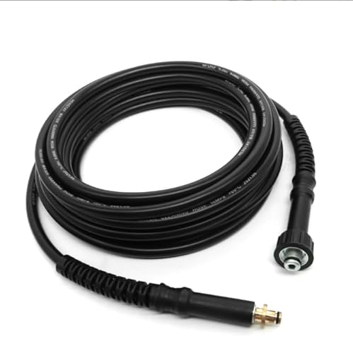 Hochdruckreiniger-Ersatzschlauch für Hochdruckreiniger, 6/10 m, für Unterlegscheiben der K-Serie, Kärcher K2, Click M22 (14 mm) weiblicher Stecker – Schnellverbinder-Verlängerung, Wasserreinigungsrohr von Generisch