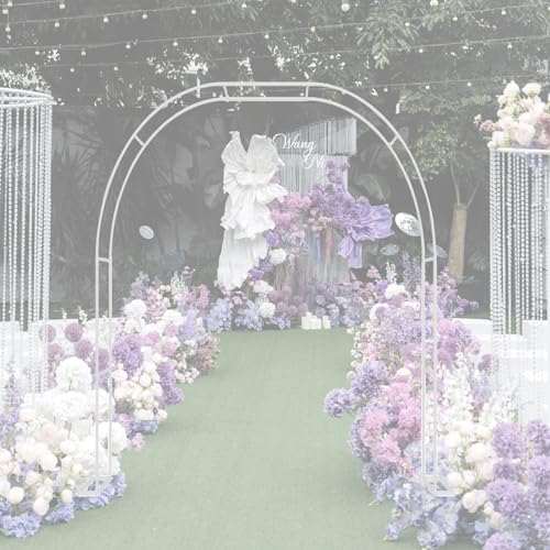 Hochzeitsbögen – abnehmbare Metall-Gartenlaube, Rankgitter, verstellbarer Ballonbogen, elegantes Design für Veranstaltungen und Feiern im Freien von Generisch