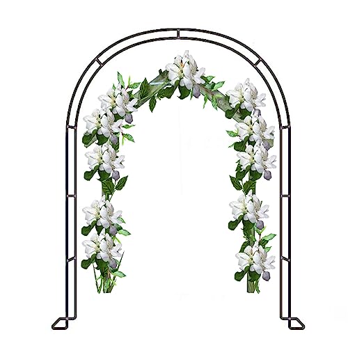 Hochzeitsbogen Metall Pergola Rankgitter für Rosen Kletterpflanzen Gartendekoration Tragbare Laube 1,2 m bis 3 m breit Hochzeitsbogen Metall Pergola Rankgitter für Rosen Kletterpflanzen Gartendekoration Tragbare Laube 1,2 m bis 3 m breit von Generisch