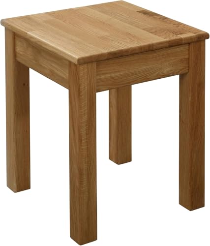 Hocker aus Massivholz 35x35x45 cm (Eiche, 1x ohne Eingriff) von Generisch