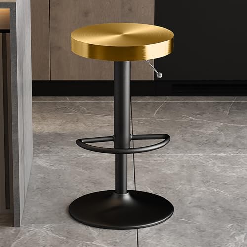 Höhenverstellbare Barhocker mit Fußstütze für Küche, Kneipe, Bistro, Esszimmer Höhenverstellbare Barhocker mit Fußstütze für Küche, Kneipe, Bistro, Esszimmer von Generisch