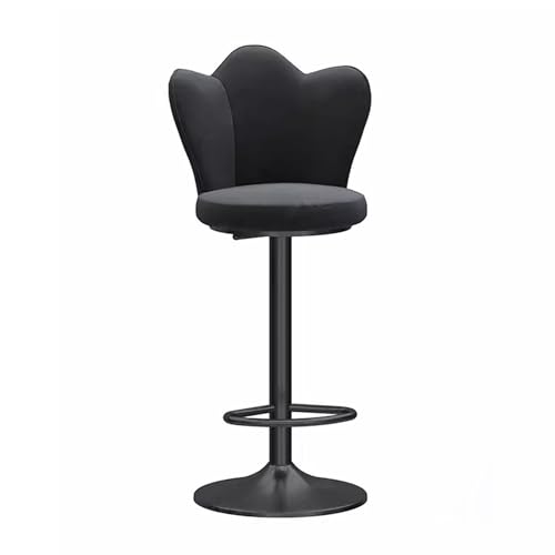 Höhenverstellbare Barhocker mit Rückenlehne und Fußstütze, moderner Frühstücks-Barstuhl für Küche, Insel und Esszimmer, stilvolle hohe Sitzfläche Höhenverstellbare Barhocker mit Rückenlehne und Fußstütze, moderner Frühstücks-Barstuhl für Küche, Insel und Esszimmer, stilvolle hohe Sitzfläche von Generisch