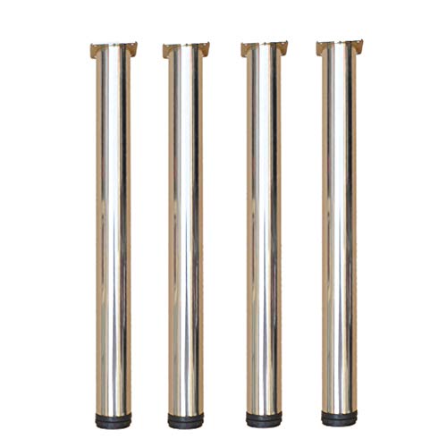 Höhenverstellbare Edelstahl-Tischbeine – 4 Stück Möbelbeine für Schreibtische, Couchtische, Küchentische, DIY-Schrankstütze, stabiles Ersatzbein Höhenverstellbare Edelstahl-Tischbeine – 4 Stück Möbelbeine für Schreibtische, Couchtische, Küchentische, DIY-Schrankstütze, stabiles Ersatzbein von Generisch
