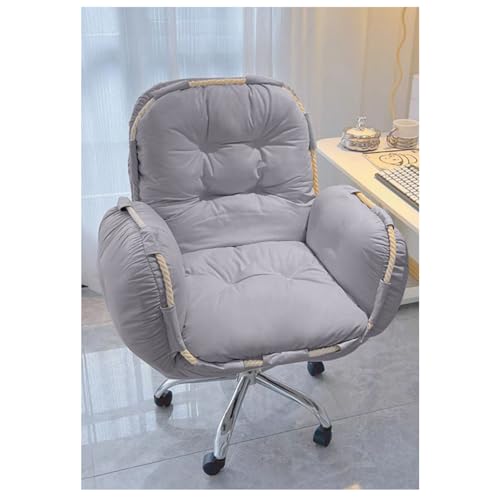 Höhenverstellbarer Drehstuhl für Zuhause und Büro, bequemer Computerstuhl, faules Sofa, Stuhl für Gaming und Entspannung, perfekter Schreibtisch und Schlafzimmer-Sitzgelegenheit von Generisch