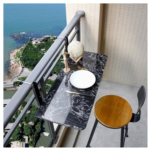 Höhenverstellbarer Klapptisch für Balkongeländer - platzsparende Lösung für Terrassen und Gärten Höhenverstellbarer Klapptisch für Balkongeländer - platzsparende Lösung für Terrassen und Gärten von Generisch