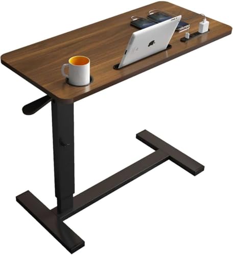 Höhenverstellbarer Überbetttisch mit USB und Steckdose - Faltbarer Nachttisch mit versteckten Rädern für Zuhause, Mobiler Schreibtisch mit Getränkehalter Höhenverstellbarer Überbetttisch mit USB und Steckdose - Faltbarer Nachttisch mit versteckten Rädern für Zuhause, Mobiler Schreibtisch mit Getränkehalter von Generisch