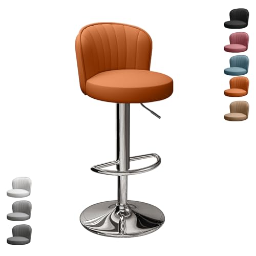 Höhenverstellbarer Veranstaltungsstuhl, 360° drehbar, Empfangshocker, platzsparend, bequemer Stuhl für Zuhause, Schlafzimmer, Arbeitszimmer, stilvolles orangefarbenes Design Höhenverstellbarer Veranstaltungsstuhl, 360° drehbar, Empfangshocker, platzsparend, bequemer Stuhl für Zuhause, Schlafzimmer, Arbeitszimmer, stilvolles orangefarbenes Design von Generisch