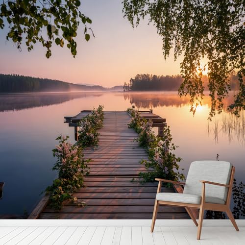 Hölzerne Brücke Ozean Natur Tapete Selbstklebende Fototapete Landschaft Dschungel Tapeten Hölzerne Brücke Wandtapete Vinyl Wasserdicht Wandaufkleber für Wohnzimmer Schlafzimmer Küchen 300x210 cm Hölzerne Brücke Ozean Natur Tapete Selbstklebende Fototapete Landschaft Dschungel Tapeten Hölzerne Brücke Wandtapete Vinyl Wasserdicht Wandaufkleber für Wohnzimmer Schlafzimmer Küchen 300x210 cm von Generisch