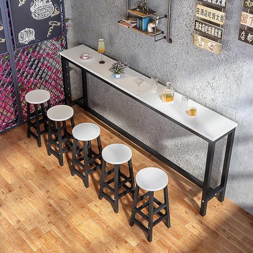 Hoher Frühstücks-Bartisch für Küche & Außenbereich – Stilvolle Bartische perfekt für Zuhause Restaurant & Terrasse – Modernes Heizkörper-Tisch-Design (Hocker nicht im Lieferumfang enthalten) von Generisch