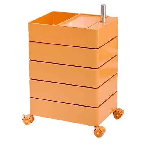 Hoher Nachttisch mit offenem Stauraum, moderner Nachttisch mit Schublade & Regal, vertikaler Nachttisch für Schlafzimmer und Wohnzimmer - Stilvolles orangefarbenes Design Hoher Nachttisch mit offenem Stauraum, moderner Nachttisch mit Schublade & Regal, vertikaler Nachttisch für Schlafzimmer und Wohnzimmer - Stilvolles orangefarbenes Design von Generisch