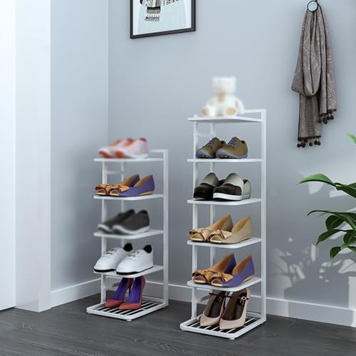 Hohes Schuhregal, für Wohnzimmer, Schlafzimmer, Schrank, Eingangsbereich, platzsparendes Design, vertikale Schuhaufbewahrung, Organizer, Schuhturm Hohes Schuhregal, für Wohnzimmer, Schlafzimmer, Schrank, Eingangsbereich, platzsparendes Design, vertikale Schuhaufbewahrung, Organizer, Schuhturm von Generisch