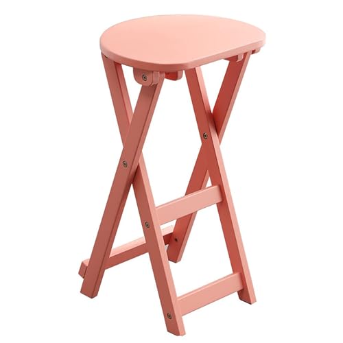 Holz Klapphocker, Rustikale Thekenhöhe Barhocker, Faltbarer Esszimmerstuhl mit Fußstütze für Wohnzimmer und Balkon, rückenfreies Design, platzsparende Lösung Holz Klapphocker, Rustikale Thekenhöhe Barhocker, Faltbarer Esszimmerstuhl mit Fußstütze für Wohnzimmer und Balkon, rückenfreies Design, platzsparende Lösung von Generisch