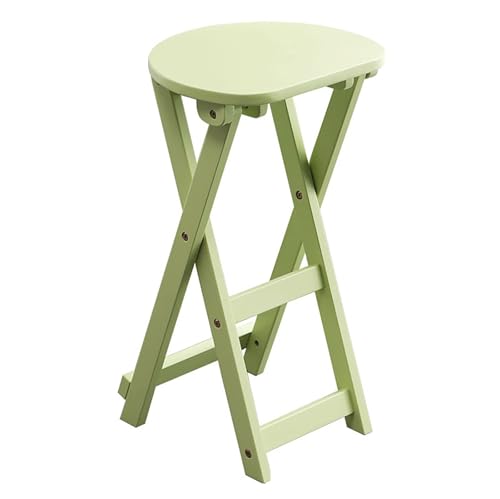 Holz Klapphocker, Rustikale Thekenhöhe Barhocker, Faltbarer Esszimmerstuhl mit Fußstütze für Wohnzimmer und Balkon, rückenfreies Design, platzsparende Lösung Holz Klapphocker, Rustikale Thekenhöhe Barhocker, Faltbarer Esszimmerstuhl mit Fußstütze für Wohnzimmer und Balkon, rückenfreies Design, platzsparende Lösung von Generisch