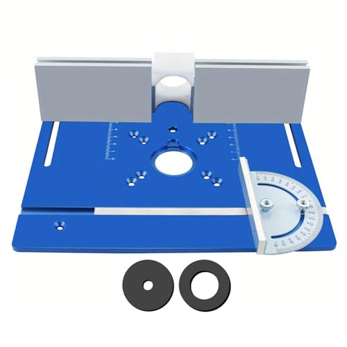 Holz Router Insert Plate - Router Table Insert Board, Insert Plate Wood Router | Gehrungslehre Führung Holzbearbeitung Bänke, Trim Router Plate Multifunktionals Trimmen Gravurtisch von Generisch