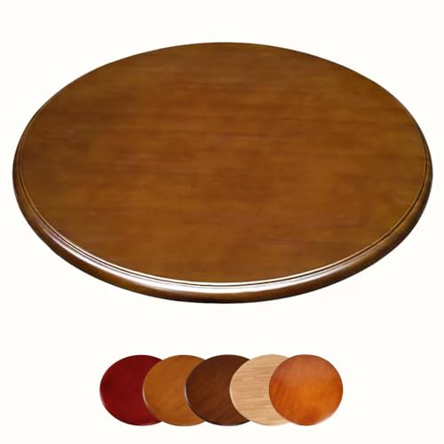 Holz-Serviertablett Lazy Susan Drehteller – 76,2 cm drehbare Platte für Esstisch, glattes/leises Design, starke Tragfähigkeit Holz-Serviertablett Lazy Susan Drehteller – 76,2 cm drehbare Platte für Esstisch, glattes/leises Design, starke Tragfähigkeit von Generisch