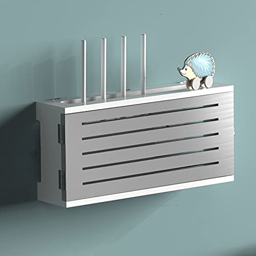 Holz WiFi Router Aufbewahrungsbox Wandmontage Wireless Router Regal Lochfrei Set-Top Box Nizer Stilvolle Steckdosenabdeckung Platzsparendes Design für Zuhause & Büro - Typ B Holz WiFi Router Aufbewahrungsbox Wandmontage Wireless Router Regal Lochfrei Set-Top Box Nizer Stilvolle Steckdosenabdeckung Platzsparendes Design für Zuhause & Büro - Typ B von Generisch