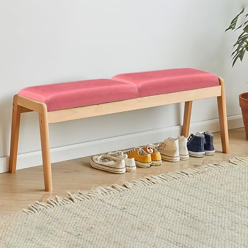 Holzbank mit gepolsterter Sitzfläche für den Innenbereich, perfekt für Küche, Wohnzimmer, Esszimmer und Eingangsbereich – bequeme und stilvolle Ergänzung für jedes Zuhause Holzbank mit gepolsterter Sitzfläche für den Innenbereich, perfekt für Küche, Wohnzimmer, Esszimmer und Eingangsbereich – bequeme und stilvolle Ergänzung für jedes Zuhause von Generisch
