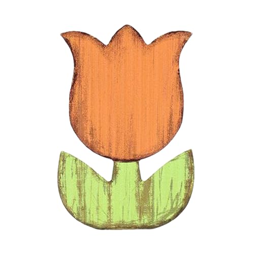 Holzblumen | Blumen Tischschilder aus Holz | Dekorative Tulpengestecke Für Tisch, Und Schreibtisch von Generisch