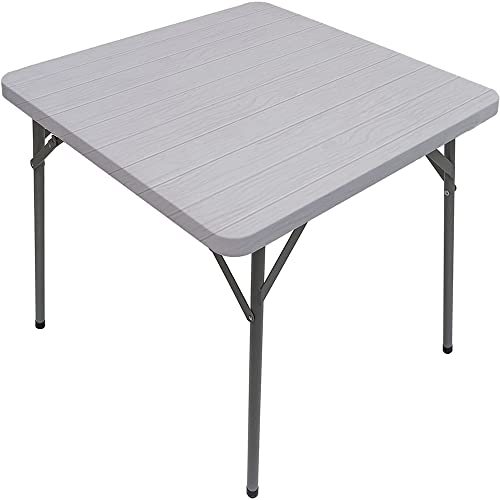 Holzbrett-Tischdecke, Holzbrett-Textur, elastischer Rand, geeignet für Gastronomie und Küche, passend für 88,9 x 88,9 cm große quadratische Tische von Generisch