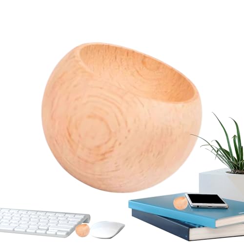 Holzdiffusor, Duftöl-Diffusor aus Holz, langlebig, tragbar, Aromatherapie-Lufterfrischer, perfekt für Sauna, Schrank, Badezimmer und Heimdekoration, 3 x 3 x 2,5 cm, Holz von Generisch