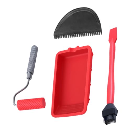 Holzkleberwalze | Handheld -Applikator Mit Tablett Tragbarer Wiederverwendbarer Werkzeugset, Bürsten Und Spreizer - Perfekt Für Holzbearbeitung, Handwerk, Tischlerei, DIY -Projekte, Reparaturen Zu Hau von Generisch