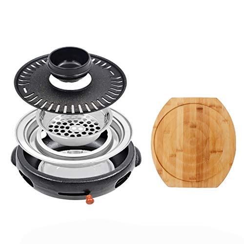 Holzkohlegrill - Gusseisengrill für Haushalt und Gewerbe, koreanischer Stil mit 8 Kochstilen von Generisch
