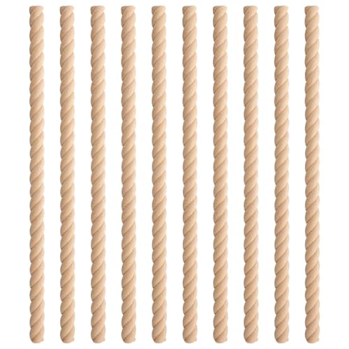 Holzleiste,Schneidbare Holzleiste Mit Spulenform - 10 Stücke Rahmen Deko Bastelmaterial Für Kleiderschrank Kamin Möbel Spiegel Tür Kommode Holzleiste,Schneidbare Holzleiste Mit Spulenform - 10 Stücke Rahmen Deko Bastelmaterial Für Kleiderschrank Kamin Möbel Spiegel Tür Kommode von Generisch