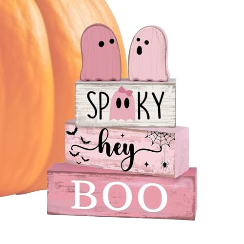 Holzschild,Geist Halloween Etagere Deko - Tischdekoration Für Küche Kaffeebar Party Saison Holzschild,Geist Halloween Etagere Deko - Tischdekoration Für Küche Kaffeebar Party Saison von Generisch