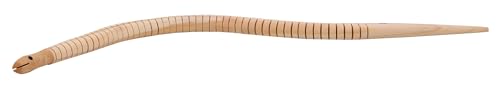 Holzspielzeug Schlange aus Holz Wackelschlange Gelenkig Biegsam Natur Holz Holzschlange von Generisch