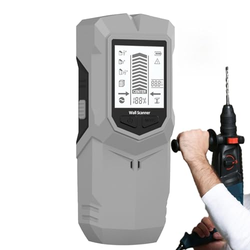 Holzstolzen -Finder - Durrable ABS Housing Leichtbau, Audio -Alarm -LCD -Display, Schneller Stiftort Für Elektrische Framing -Layout | Leveler -Werkzeug Für Home Ceramic Fliesen Holzbearbeitung von Generisch