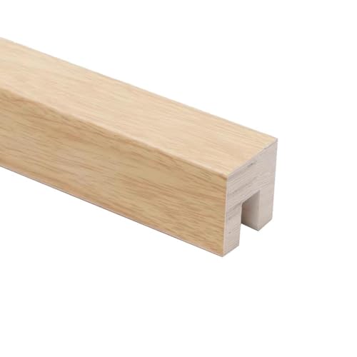 Holztreppe mit Glaskappenschiene für 12 mm dickes Glas, Indoor/Outdoor, DIY-Balustrade, 90 cm, modernes Design für Sicherheit und Stil Holztreppe mit Glaskappenschiene für 12 mm dickes Glas, Indoor/Outdoor, DIY-Balustrade, 90 cm, modernes Design für Sicherheit und Stil von Generisch