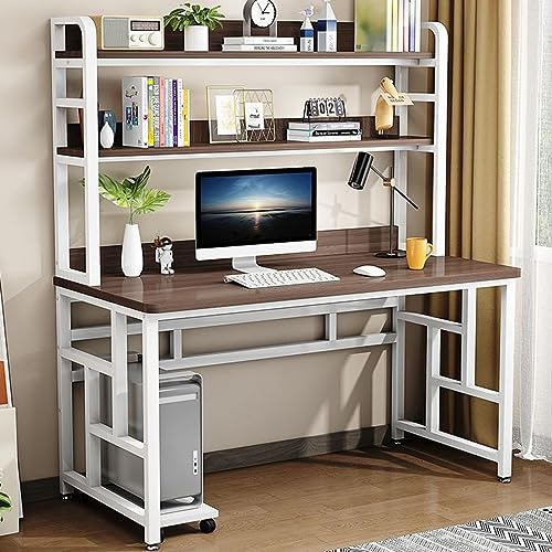 Home-Office, industrieller Computertisch mit Stall und Bücherregal, Arbeitsschreibtisch, Arbeitstisch mit Ablagefach für kleine Räume – stilvoll organisieren Home-Office, industrieller Computertisch mit Stall und Bücherregal, Arbeitsschreibtisch, Arbeitstisch mit Ablagefach für kleine Räume – stilvoll organisieren von Generisch