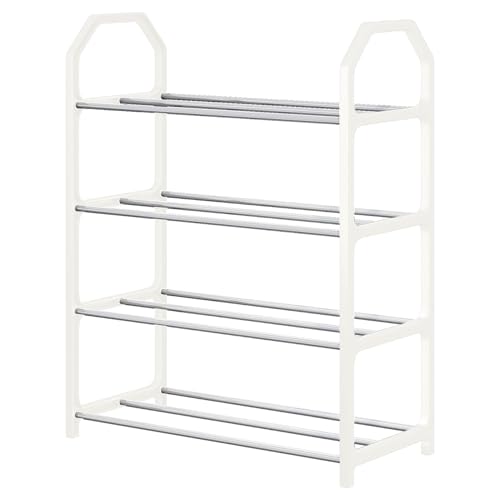 Homeshoe Rack Ständer - 4 Ebenen Schuhorganizer, schlankes Aufbewahrungsregal | Etagere Schuhhalter für kleine Räume, Stehsystem für Hauseingang, Schlafzimmer, Kleiderschrank oder Wohnbereich Homeshoe Rack Ständer - 4 Ebenen Schuhorganizer, schlankes Aufbewahrungsregal | Etagere Schuhhalter für kleine Räume, Stehsystem für Hauseingang, Schlafzimmer, Kleiderschrank oder Wohnbereich von Generisch