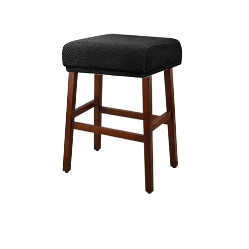 Housse De Tabouret Comptoir Rectangulaire Extensible Housse De Tabouret De Vanité Housses De Tabouret De Bar en Selle Housse De Pouf Couverture pour Tabouret (Beige 1 Stück) von Generisch