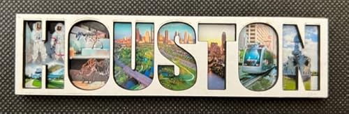 Houston Magnet Houston Souvenir Houston Fridge Magnet USA Houston Geschenk Houston Holiday Houston Reise von Generisch