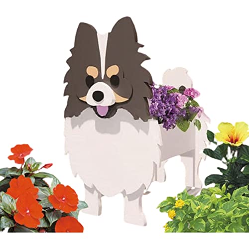 Hund Blumentopf - Multi-Pet Rassen PVC Pflanzgefäß für Innen- und Außenbereich Garten Dekor, DIY Haustier Thema Blumentopf Hund Blumentopf - Multi-Pet Rassen PVC Pflanzgefäß für Innen- und Außenbereich Garten Dekor, DIY Haustier Thema Blumentopf von Generisch
