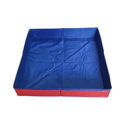 Hunde-Planschbecken – Faltbare Haustier-Badewanne | Anti-Rutsch-Welpen-Schwimmbecken | Tragbares Doggie Kiddie Splash Peol | PVC Peet Waschstation für Hinterhof, Garten, Reisen von Generisch