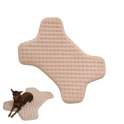 Hundehütten-Pad, maschinenwaschbar, Welpenmatratze, niedliches knochenförmiges Design, 70 x 49 x 3 cm, rutschfestes, kaufestes Bett, verschleißfeste Haustier-Schlafmatte für den Heimgebrauch Hundehütten-Pad, maschinenwaschbar, Welpenmatratze, niedliches knochenförmiges Design, 70 x 49 x 3 cm, rutschfestes, kaufestes Bett, verschleißfeste Haustier-Schlafmatte für den Heimgebrauch von Generisch