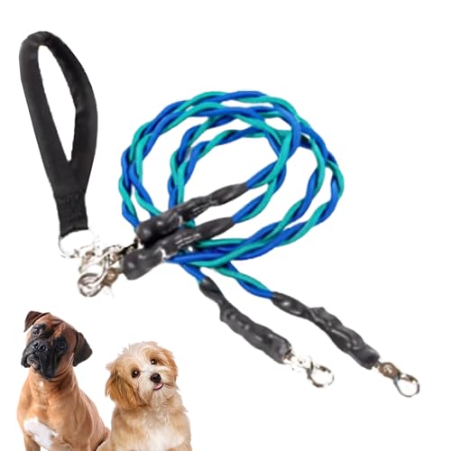 Hundeleinen,Doppelte Gassi-Leine für Hunde - Robustes strapazierfähiges | Hundezubehör für Outdoor-Aktivitäten | wie Park Training Spaziergänge mit | sicherer Ausführung und Zerrfestigkeit Hundeleinen,Doppelte Gassi-Leine für Hunde - Robustes strapazierfähiges | Hundezubehör für Outdoor-Aktivitäten | wie Park Training Spaziergänge mit | sicherer Ausführung und Zerrfestigkeit von Generisch