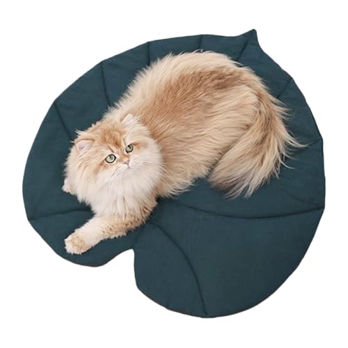Hundematte, Blattform, warme , weich, waschbar, gemütliches und tragbares Design, kompakt, vielseitig, ideal für Auto, Boden, Sofa, Bett, Stuhl, Reisen oder Camping von Generisch
