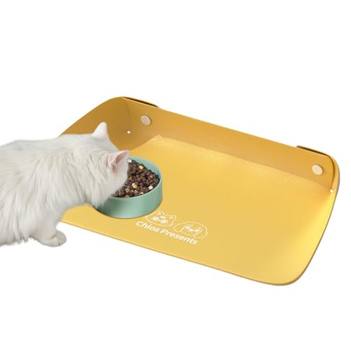 Hundenapf-Matte | Welpen-Tischset zum Füttern | Rutschfestes Spritzwassergeschütztes Futter-Platzset für Hunde und Katzen Fütterung, Multi-Haustier-Haushalte Hundenapf-Matte | Welpen-Tischset zum Füttern | Rutschfestes Spritzwassergeschütztes Futter-Platzset für Hunde und Katzen Fütterung, Multi-Haustier-Haushalte von Generisch
