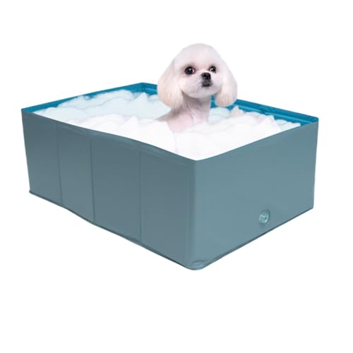 Hundepool,Kinder Bad Schwimmbecken Für Haustiere | Welpen Planschbecken Zum Spielen Und Pflegen Im Garten Für Draußen Im Sommer Hundepool,Kinder Bad Schwimmbecken Für Haustiere | Welpen Planschbecken Zum Spielen Und Pflegen Im Garten Für Draußen Im Sommer von Generisch